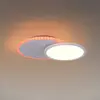 JUST LIGHT. Plafonnier LED Arenda rond, RGB/CCT, inclinable