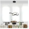 Just Light Lampe suspendue LED design noir H 120 cm