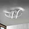 JUST LIGHT. Plafonnier LED Maria, dimmable, aluminium