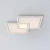 JUST LIGHT. Plafonnier LED Edging CCT, 67,5 x 67,5cm