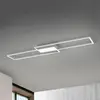 Leuchten Direkt JUST LIGHT. Plafonnier LED Asmin, CCT, acier, 109,5x25,7cm