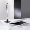 JUST LIGHT. Lampe de table LED Wave 3 000 K 30 cm noire