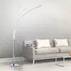 JUST LIGHT. Lampadaire LED Maja, à 3 lampes chromé