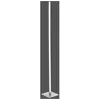 JUST LIGHT. Lampadaire LED Bella, droit, pied angulaire, acier
