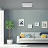 JUST LIGHT. Plafonnier LED Sparkle CCT dim acier 45x45 cm