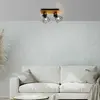 Spot de plafond double Taro noir 2xE14