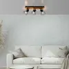 Barre de spots de plafond Taro noire 3xE14