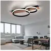 JUST LIGHT. Plafonnier LED Trooper, décor en bois, à 2 lampes
