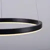 JUST LIGHT. Suspension LED Ritus, Ø 39,3cm, anthracite