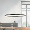JUST LIGHT. Suspension LED Ritus, Ø 58,5cm, anthracite