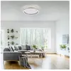 JUST LIGHT. Plafonnier LED Ritus, Ø 39,3cm, aluminium