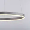 JUST LIGHT. Suspension LED Ritus, Ø 39,3cm, aluminium