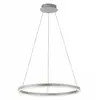 JUST LIGHT. Suspension LED Ritus, Ø 58,5cm, aluminium