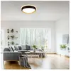 Leuchten Direkt JUST LIGHT. Plafonnier LED Emilia dimmable 3 niveaux noir