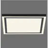 Spring Plafonnier semi-encastré LED intégré Edging-Sma, noir, 1 LED 32...