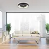 Spring Plafonnier semi-encastré à LED Venika intégré, noir, 1 LED 36 W...