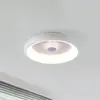JUST LIGHT. Plafonnier LED Vertigo, CCT, Ø 46,5 cm, blanc