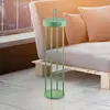 JUST LIGHT. Lampe de table LED rechargeable Anselm, vert, 50 cm, fer