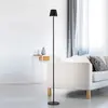 JUST LIGHT. Lampe sur pied LED rechargeable Euria, noir, fer, IP54