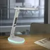 JUST LIGHT. Lampe de table LED Tina, ABS, CCT, RVB, blanc