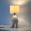 JUST LIGHT. Lampe à poser Ted, céramique, debout, beige sable