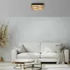JUST LIGHT LED Plafonnier ACUSTIQUE Panneau acoustique avec placage en...