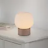 JUST LIGHT. GmbH Lampe de table LED Nami, blanc/sable, verre, fer, hau...