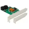 Delock - Contrôleur de stockage - 4 Canal - SATA 6Gb/s - PCIe 2.0 x1