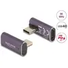 Delock USB Adaptateur 40 Gbps USB Type-C PD 3.1 240 W mâle - femelle r...