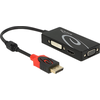 Delock Adaptateur DisplayPort passif vers VGA/HDMI/DVI compatible 4K