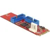 DeLock Converter M.2 Key B+M male > 2 x USB 3.0 Pin Header Adaptateur ...