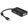 Delock Adaptateur 62631 Mini Displayport Vers Hdmi Dvi Vga