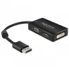Delock 62656 Adaptateur DisplayPort 1.1 - VGA / HDMI / DVI passif