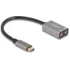 Delock Adaptateur USB-C - 2x adaptateurs Jack 3,5mm