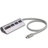 hub USB C 3 ports avec lecteur SD/Micro SD & boîtier métallique 5 Gbps