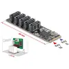 DeLock Contrôleur M.2 2280 clé B+M mâle vers 5 x SATA