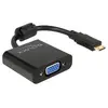 Delock - Convertisseur vidéo - HDMI - VGA - noir - Pour la vente au détail