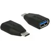 DeLOCK Adaptateur USB USB-C (M) pour USB Type A (F) USB 3.0 noir