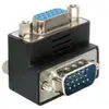 Adaptateur vga D-Sub15 - D-Sub15 coudé 90° (65171) - Delock