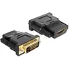 Delock 65466 Adaptateur DVI 24+1 pin mâle vers HDMI femelle