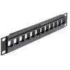 Panneau de brassage 12 ports Delock 43259 non équipé 1 uh X42086