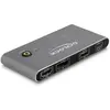 DeLock Commutateur KVM USB-C vers HDMI et DisplayPort 1.4 avec 3 ports...