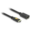 Delock rallonge High Speed HDMI Ethernet Type-A mâle vers femelle 2m