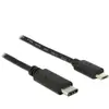 Câble USB-C DELOCK - Micro-USB Type B - 50 cm - USB 2.0 - 3 A - Noir