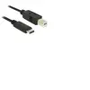 DeLOCK 0.5m, USB2.0-C/USB2.0-B câble USB 0,5 m USB B USB C Noir