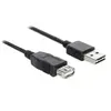 DeLOCK EASY-USB - Rallonge de câble USB - USB (F) pour USB (M) - 1 m - noir
