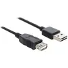 DeLOCK EASY-USB 2.0-A - USB 2.0-A, 2m câble USB USB A Noir