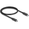 Câble Delock USB-C vers USB-C 240 W 80 Gbit/s - 1 m - Noir