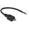 DeLOCK 82697 câble USB 0,1 m USB 2.0 Micro-USB B Noir