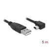 DeLOCK 82684 câble USB USB 2.0 5 m USB A Mini-USB B Noir